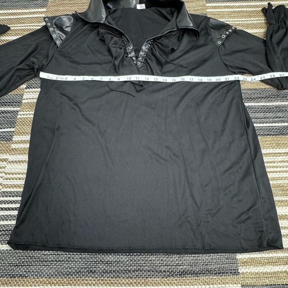 Spirit Halloween Men’s Rogue‎ Pirate Costume Size Large Black - Picture 9 of 13